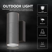 Up Down Exterior LED Porch Light