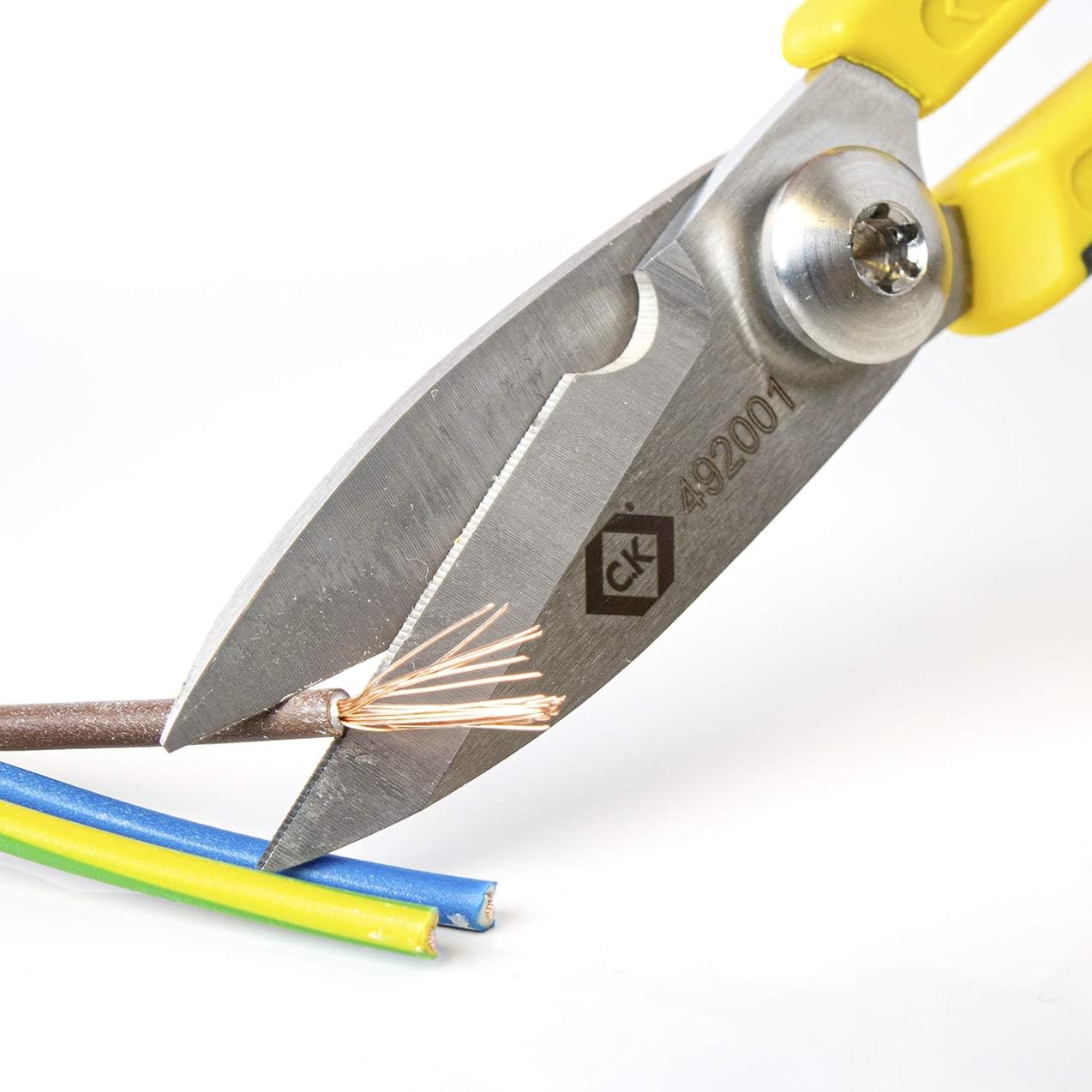 Electrician’s Square Scissors 140mm Serrated