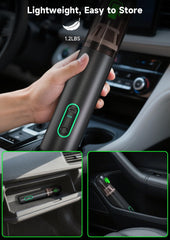 RapAir Handheld Vacuum Cleaner Black, 4-in-1 Cordless Mini Car Hoover