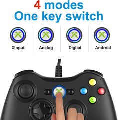 Wired Game Controller – USB Gamepad Joystick for PC, PS3, Android, Dual Vibration, 1.5m Cable