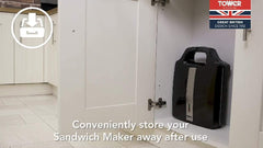 4 Slice Deep Fill Sandwich Maker 1600W Non-Stick Ceramic Toastie Press