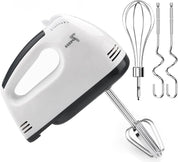 7 Speed Electric Hand Mixer with Turbo Boost – Includes 5 Stainless Steel Accessories for Cake, Dough & Bread Mixing
