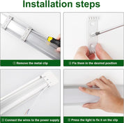 LED Batten Lights 6500K Daylight | IP20 Fluorescent Strip Ceiling Light UK