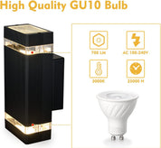 2 Pack Up Down Outdoor Wall Lights