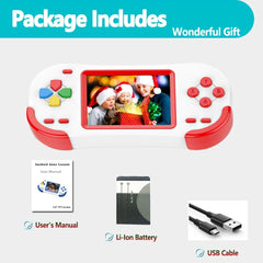 16 Bit Handheld Game Console – 220 Built-in Retro HD Games, 3.0