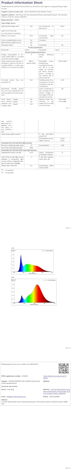 RGBWW Smart Bulb B22 9W WiFi Colour Changing Light