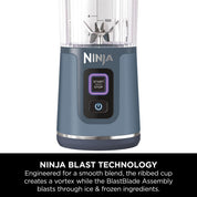 Blast Portable Blender 530ml – Cordless Rechargeable Mini Blender with Leakproof Lid, Blends Ice, Frozen Fruit & Shakes