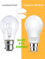 B22 Bayonet Light Bulbs 100W Equivalent, 13W LED Bulbs Bayonet Warm White 3000K, 1200lm BC A60 B22 Light Bulb Bayonet, Non-Dimmable for Indoor Home Lighting, 3 Pack [Energy Class F]
