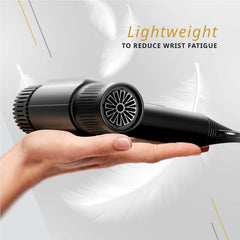 Vanquish Hair Dryer – Lightweight, Quiet, LED, 3 Speeds, Cool Dry, 3 Attachments