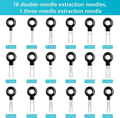 45pc Terminal Pin Removal Tool Kit – Single & Double Extractors