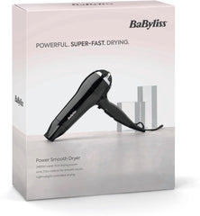 Power Smooth 2400W Hair Dryer – Lightweight, Ionic, Fast Drying with Cool Shot