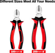 2-Piece Wire Cutters Pliers Set – 160mm & 200mm