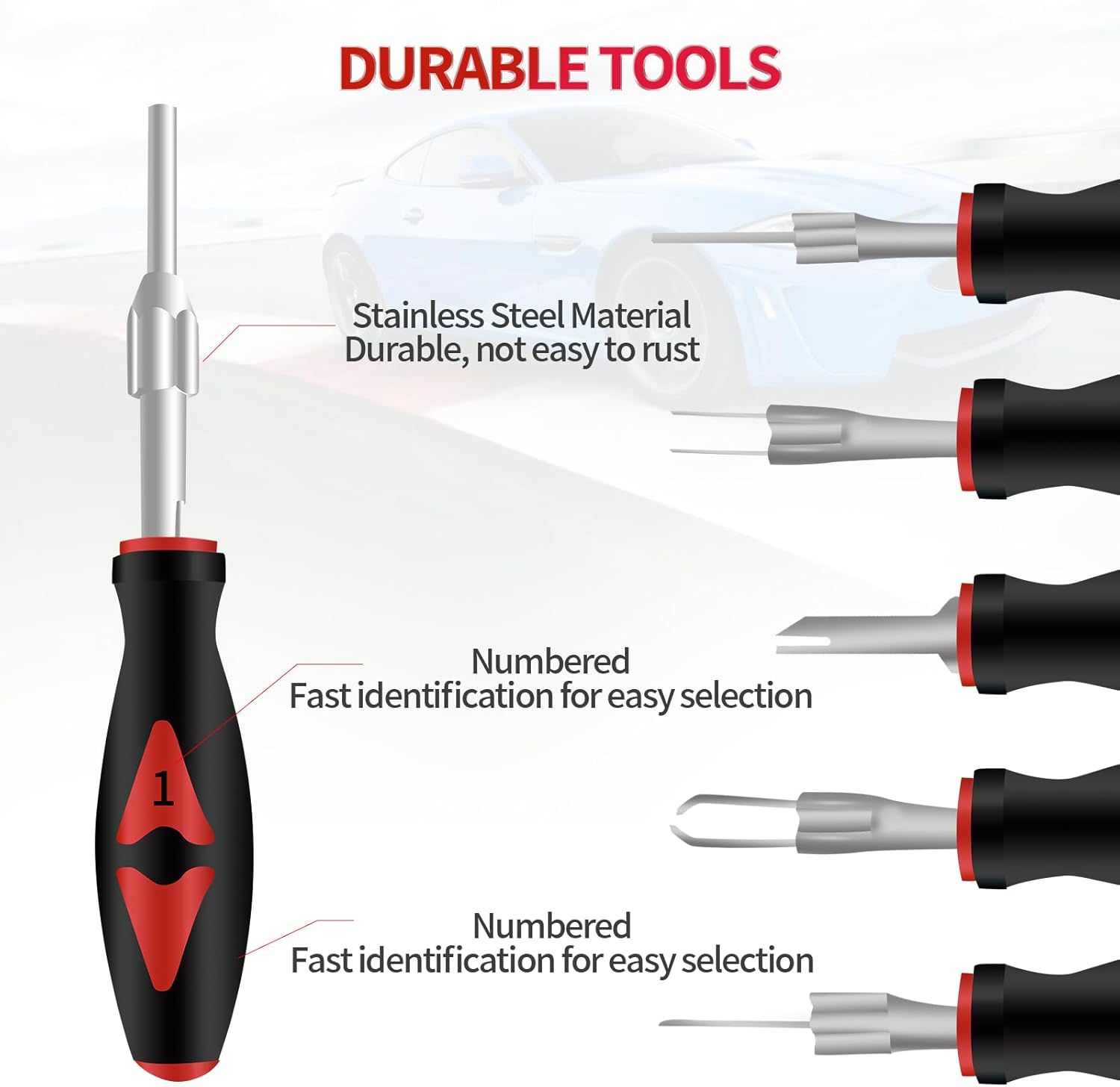 23pc Universal Terminal Release Tool Kit