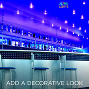 GU10 LED Bulbs Blue Color 5W – Decorative Lighting, Pack of 4