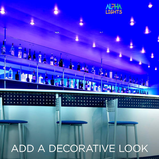 GU10 LED Bulbs Blue Color 5W – Decorative Lighting, Pack of 4
