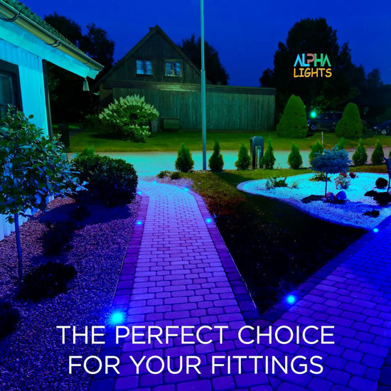 GU10 LED Bulbs Blue Color 5W – Decorative Lighting, Pack of 4