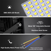 10W Outdoor PIR LED Floodlight