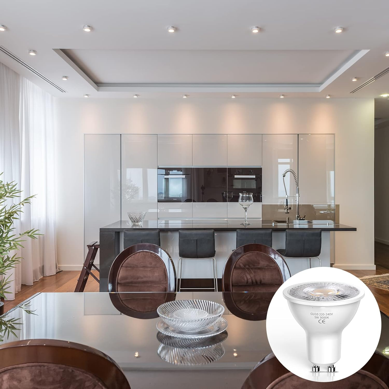 5W GU10 LED Bulb – Warm White