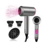 Professional Ionic Hair Dryer – 2 Speed, 3 Heat, Cool Shot with Diffuser & Nozzles