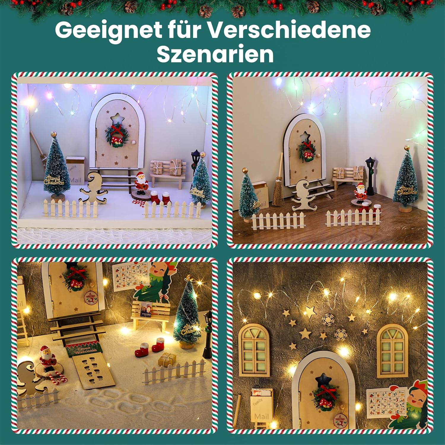 Fairy Lights with Garden Decoration Accessories