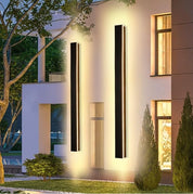 Black LED Outdoor Wall Sconce
