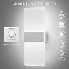 LED Wall Lights Indoor Dimmable Modern Up Down Sconces