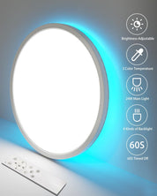 30CM LED Ceiling Light with Remote & RGB Backlight
