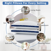 2 Pack Hotel Quality Bed Pillows – Hypoallergenic Supportive Pillows 42x70cm