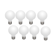G80 E27 LED Bulb 5W 220V Cool White Glass Light, Energy Saving Decorative Globe Lamp for Home and Office