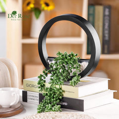 2 Pack Hanging Artificial Succulent Plants in Pots