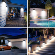 168LED Solar Security Lights – 2 Pack Outdoor Waterproof