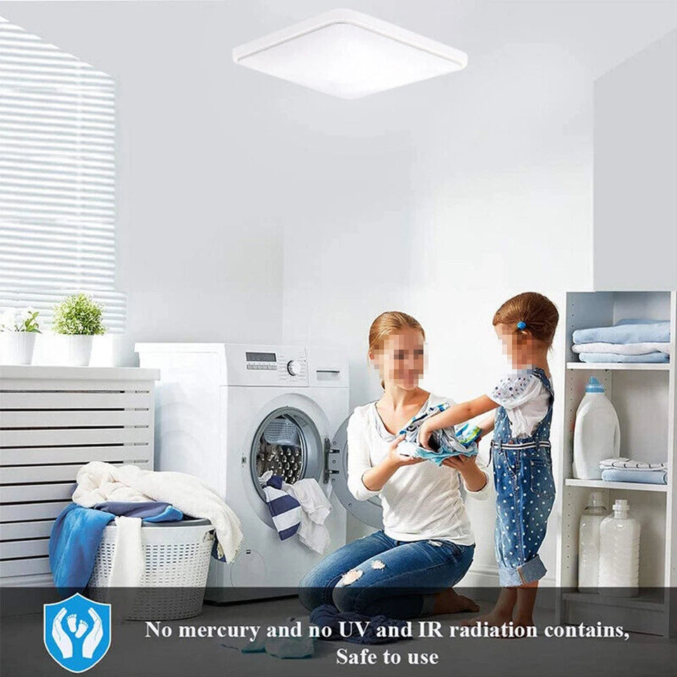 LED Ceiling Panel Light 12W-72W Modern Square Lamp