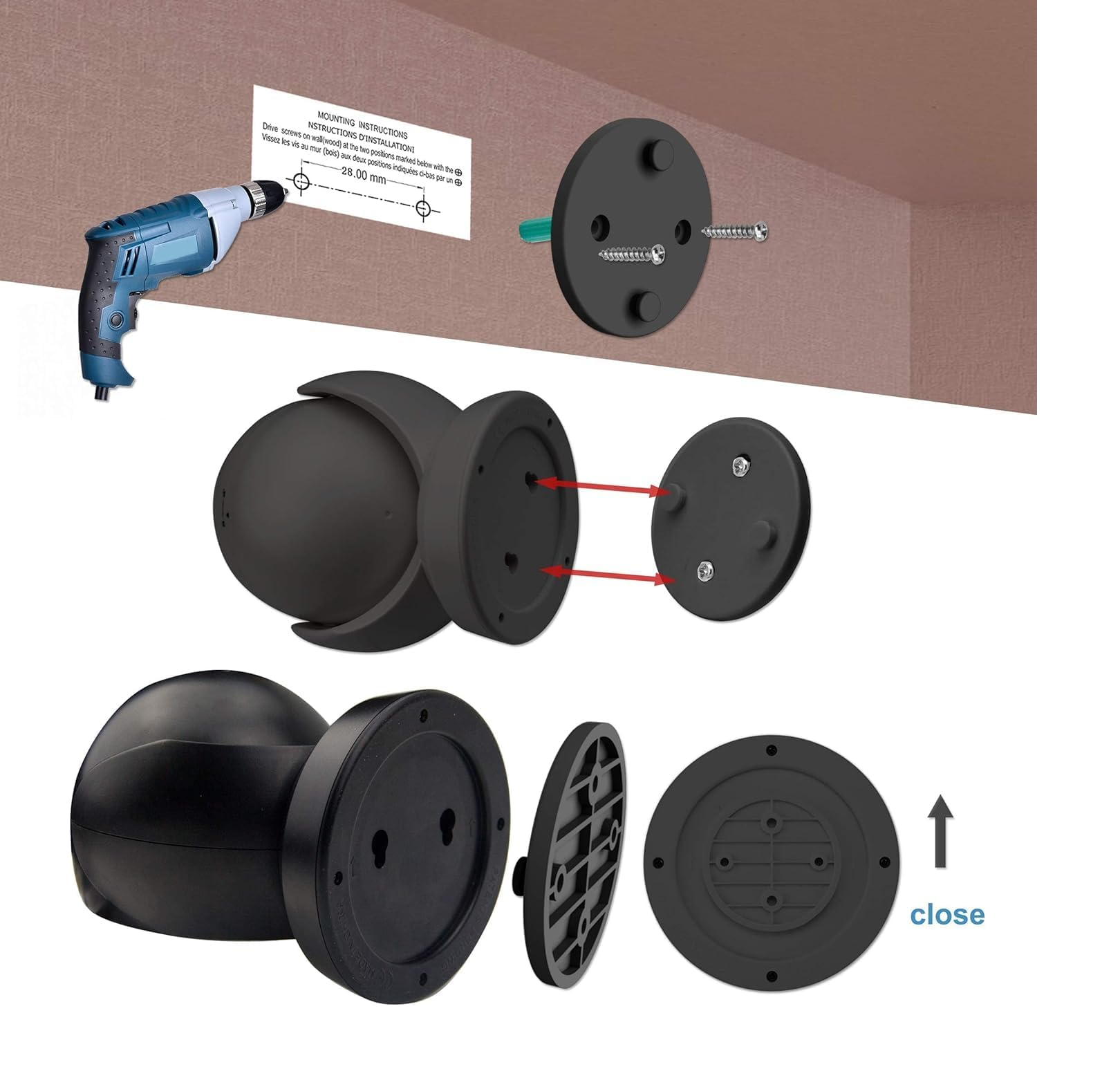 Rotatable Motion Sensor Light