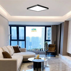 LED Square Ceiling Light, 36W Flat Ceiling Lights, Modern Flush Ceiling Lamp for Hallway and More