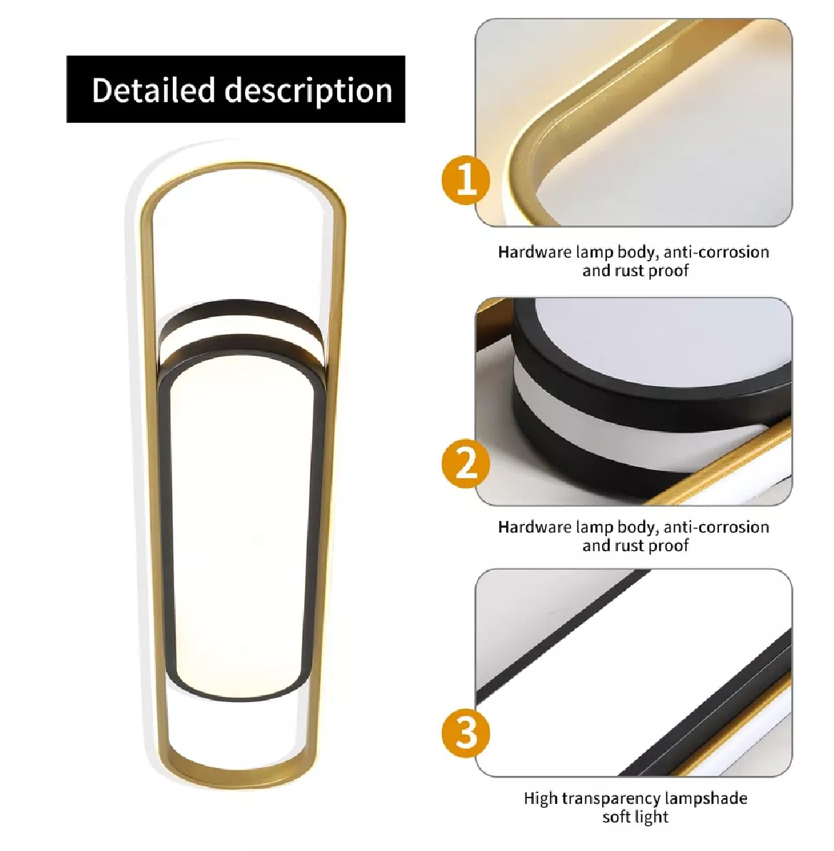 110cm Modern Ceiling Light – Remote-Controlled LED Lighting for Kitchens, Dining Rooms, and Hallways