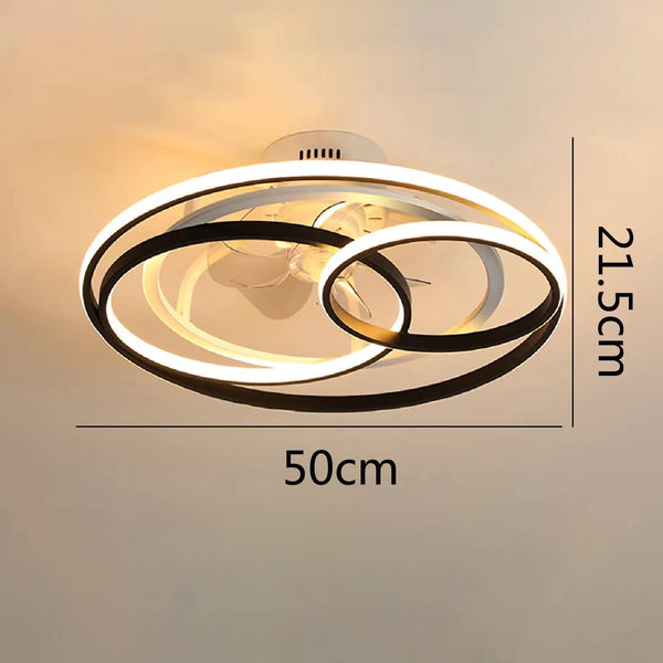 Ceiling Fan with LED Light & Remote Control