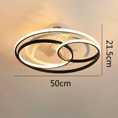 Ceiling Fan with LED Light & Remote Control