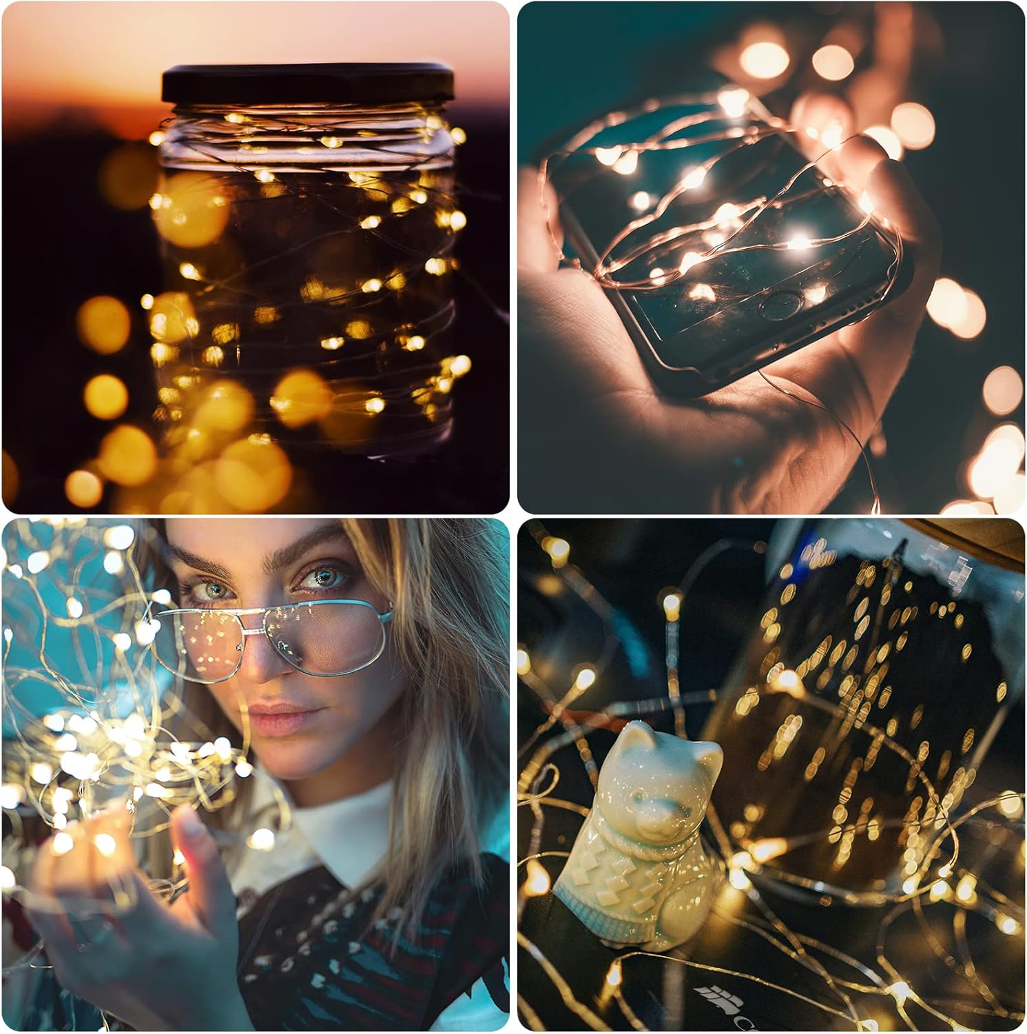 10 Pack LED Fairy Lights – 3M, Battery, Waterproof