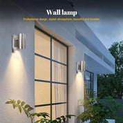 Outdoor Wall Light with PIR Motion Sensor, GU10 Base, IP44