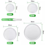 LED Round & Square Ceiling Light – 12W-48W, IP44