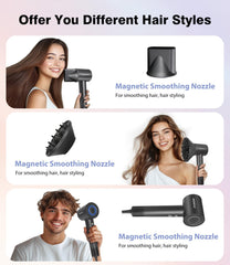 Professional 110,000 RPM Ionic Hair Dryer – Fast, Quiet & Lightweight Blow Dryer