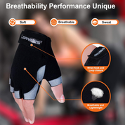 Gym Training Gloves for Men & Women – Padded Weight Lifting Gloves with Wrist Support