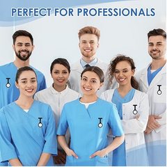 Nurse Brooch Fob Watch with Pin, Medical Pocket Clock for Doctors & Nurses