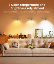 PopoIron Rechargeable RGB Wall Sconce with Remote Control