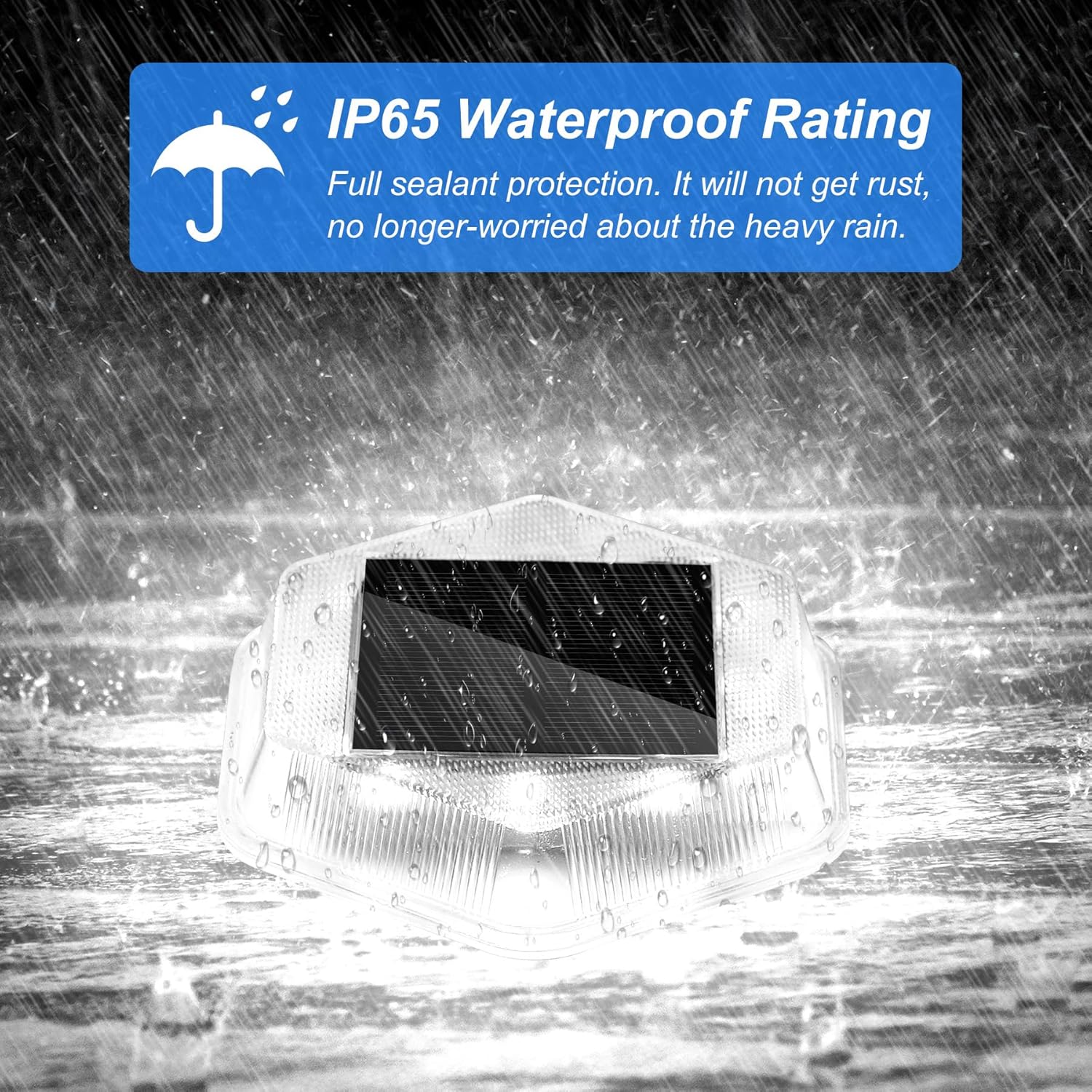 Solar Deck Lights 4 Pack – Outdoor Waterproof Ground Pathway