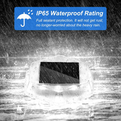 Solar Deck Lights 4 Pack – Outdoor Waterproof Ground Pathway