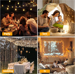 Outdoor Globe Fairy Lights 33ft