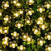 Flower Solar String Lights