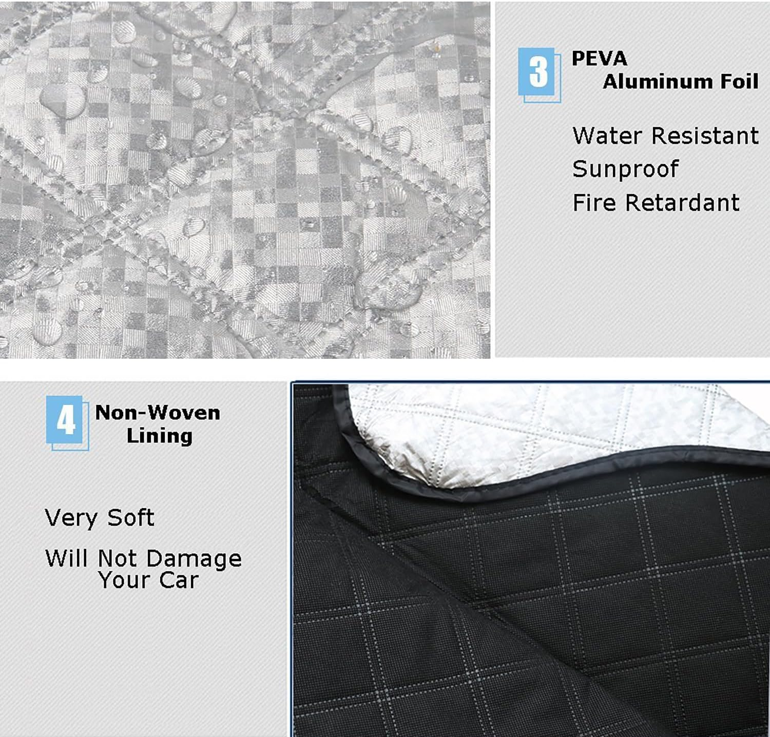 Heavy-Duty Car Windshield Cover – All-Season Snow, Ice, Frost & Sun Protector for Cars & SUVs