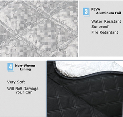 Heavy-Duty Car Windshield Cover – All-Season Snow, Ice, Frost & Sun Protector for Cars & SUVs